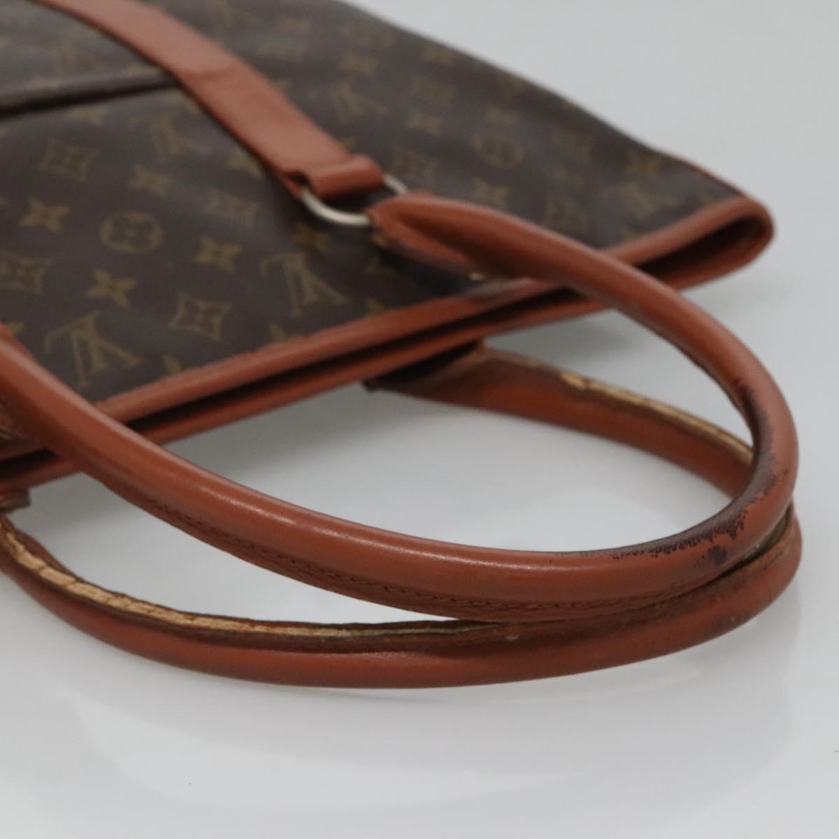 LOUIS VUITTON Monogram Sac Weekend PM Hand Bag M42425 LV Auth BD1457
