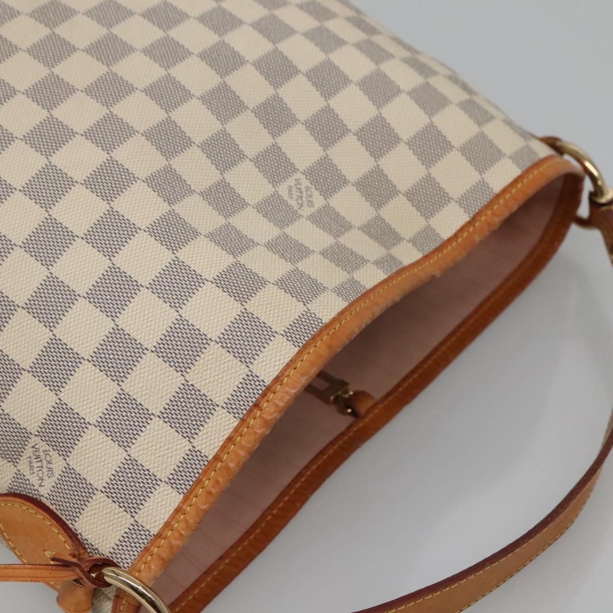 LOUIS VUITTON Damier Azur Delightful PM Shoulder Bag N41447 LV Auth BD1464