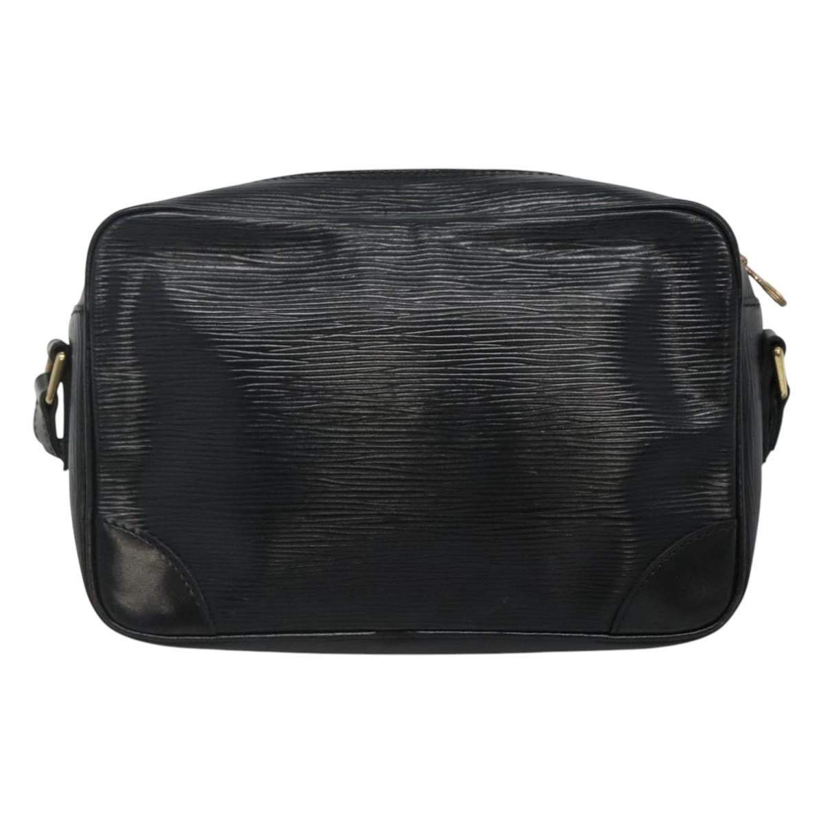 LOUIS VUITTON Epi Trocadero 23 Shoulder Bag Black M52302 LV Auth BD1471