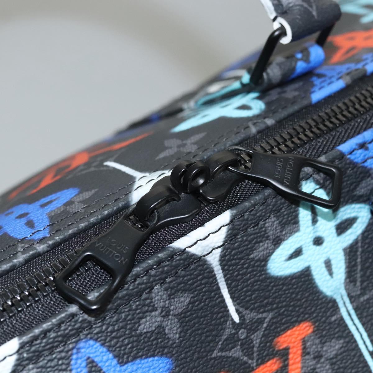 LOUIS VUITTON Monogram Eclipse Keepall Bandouliere 50 Bag M21384 Auth BD1566SM