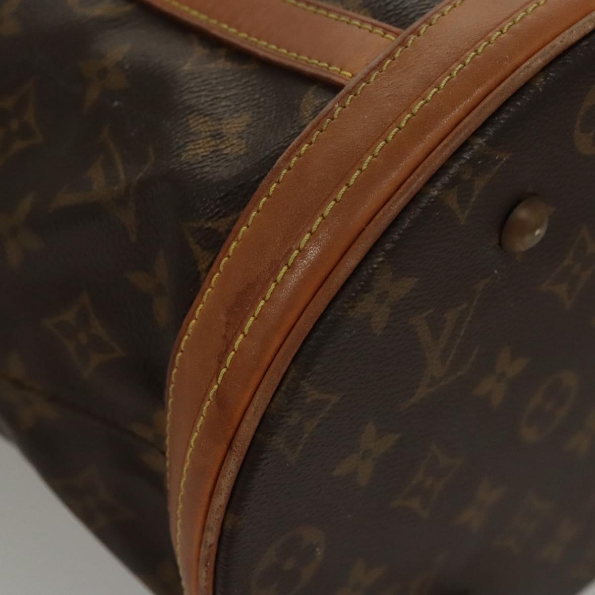 LOUIS VUITTON Monogram Bucket GM Shoulder Bag M42236 LV Auth BD1586