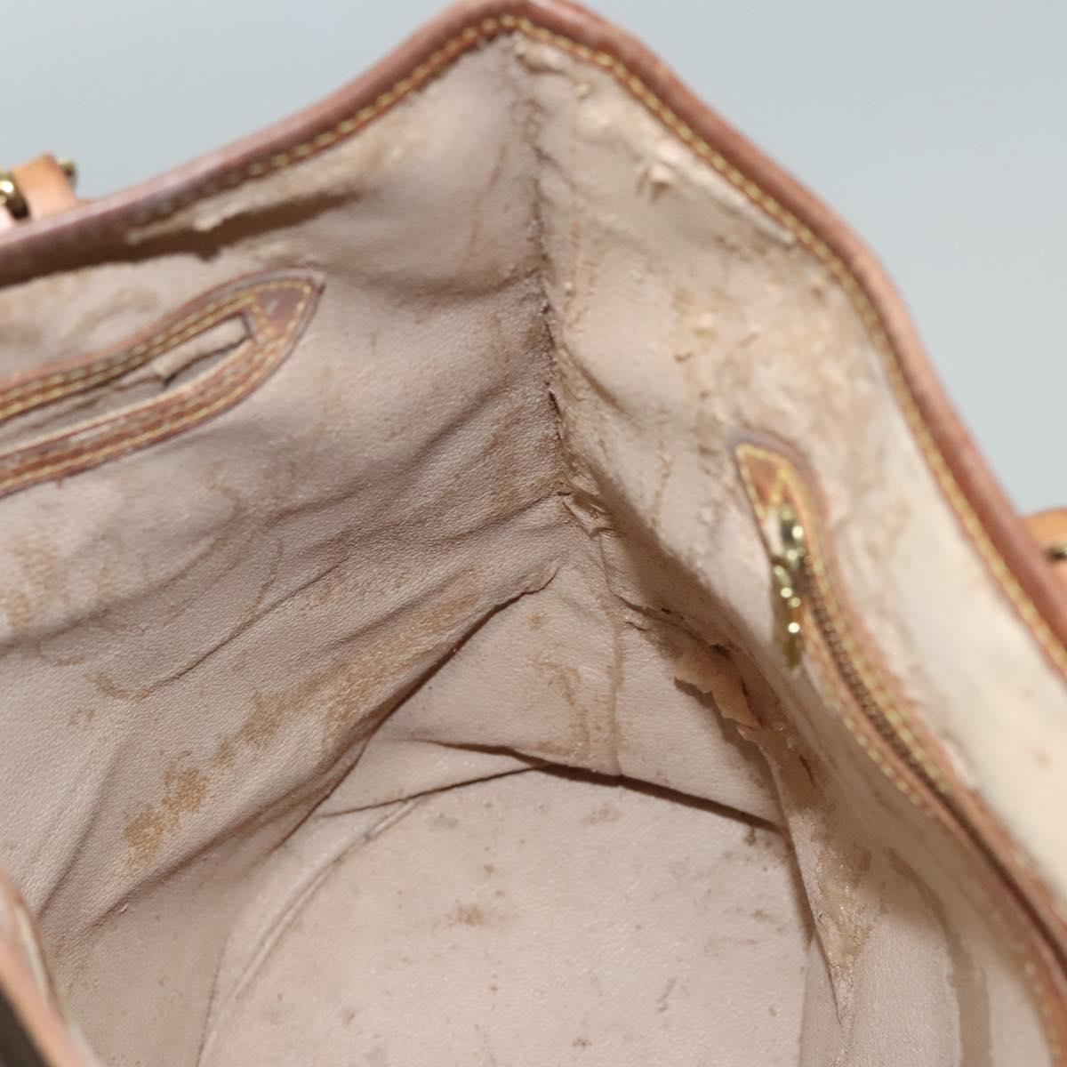 LOUIS VUITTON Monogram Bucket GM Shoulder Bag M42236 LV Auth BD1586