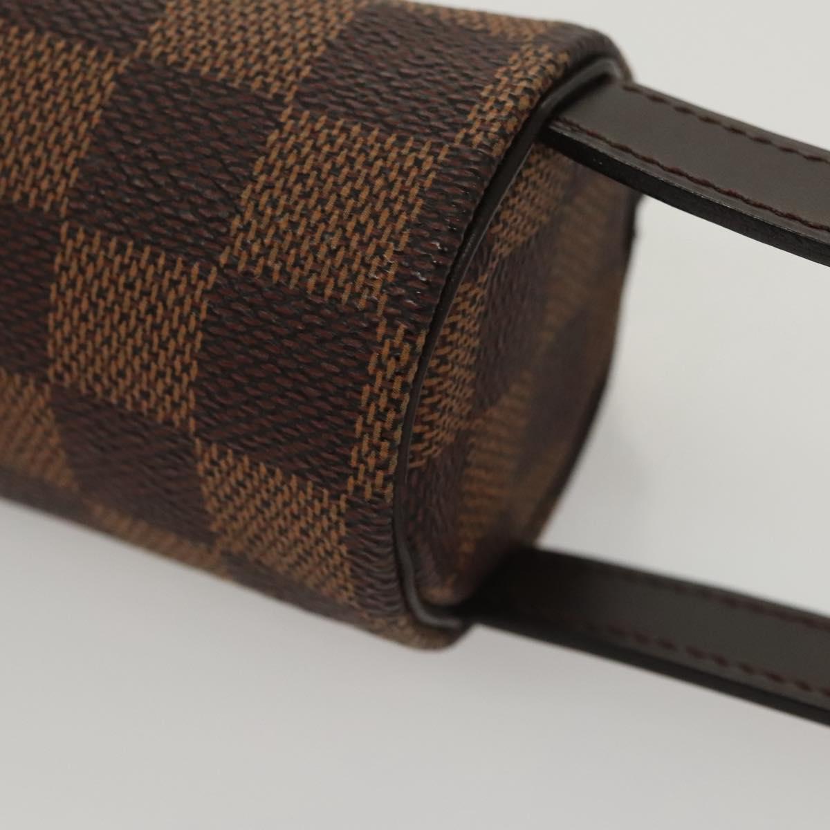 LOUIS VUITTON Damier Ebene GOLF CUP 1998 Golf Ball Case LV Auth BD1598M