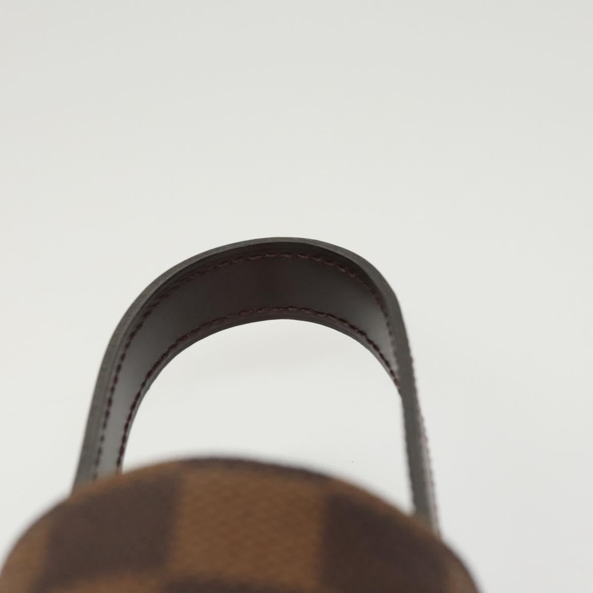 LOUIS VUITTON Damier Ebene GOLF CUP 1998 Golf Ball Case LV Auth BD1598M