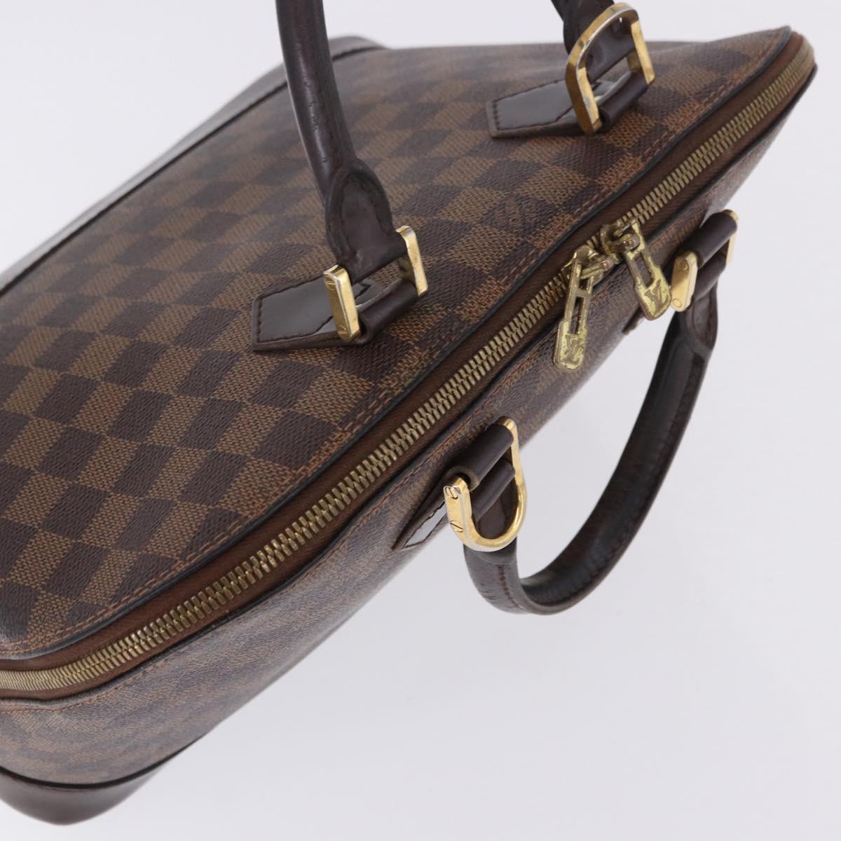 LOUIS VUITTON Damier Ebene Alma Hand Bag N51131 LV Auth BD1687