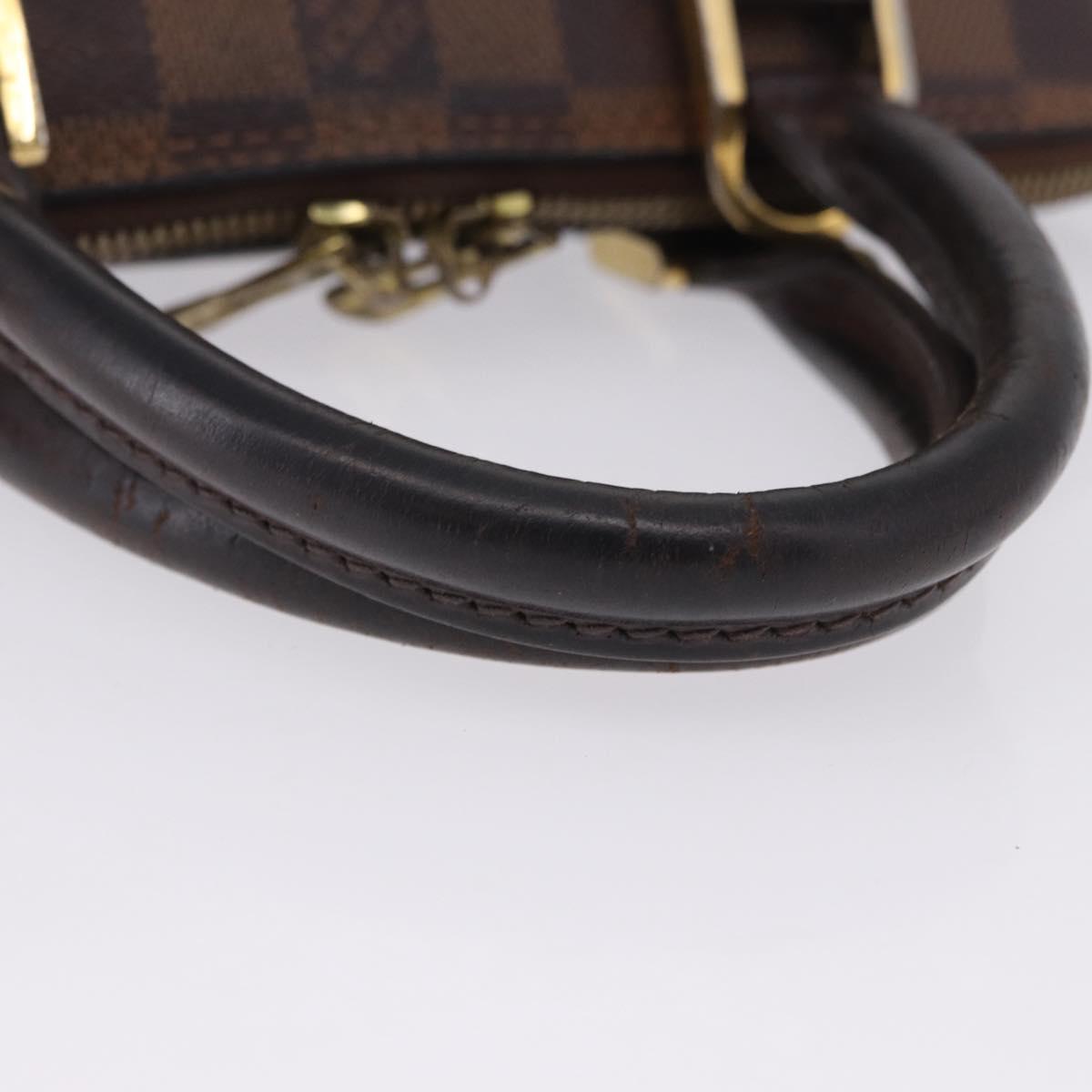 LOUIS VUITTON Damier Ebene Alma Hand Bag N51131 LV Auth BD1687