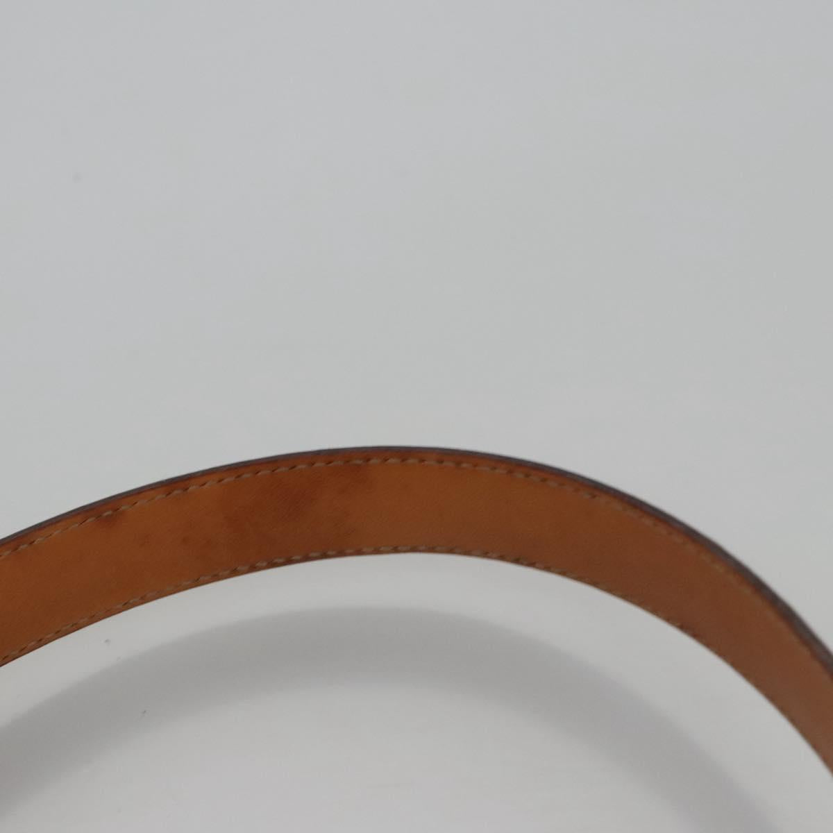 CELINE Macadam Canvas Hand Bag PVC Leather Brown Gold Auth BD171