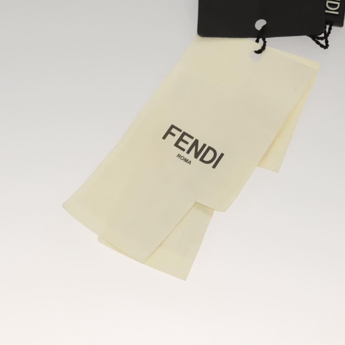 FENDI Bunny Mark Jacobs Collaboration Bag Leather White Red Silver Auth BD1711M