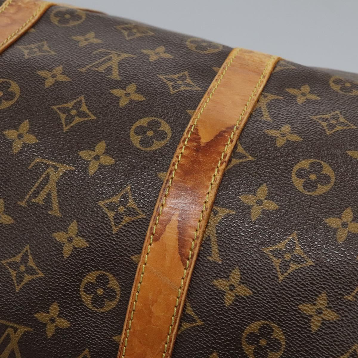 LOUIS VUITTON Monogram Keepall 55 Boston Bag M41424 LV Auth BD1755