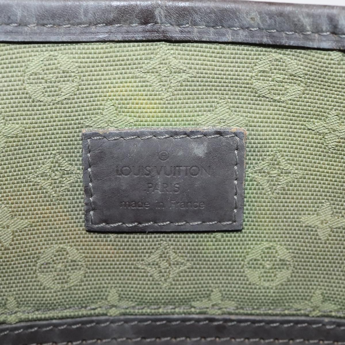 LOUIS VUITTON Monogram Mini Besace Mary Kate Bag TST Khaki M92322 LV Auth BD1787