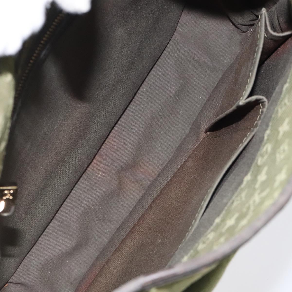 LOUIS VUITTON Monogram Mini Besace Mary Kate Bag TST Khaki M92322 LV Auth BD1787