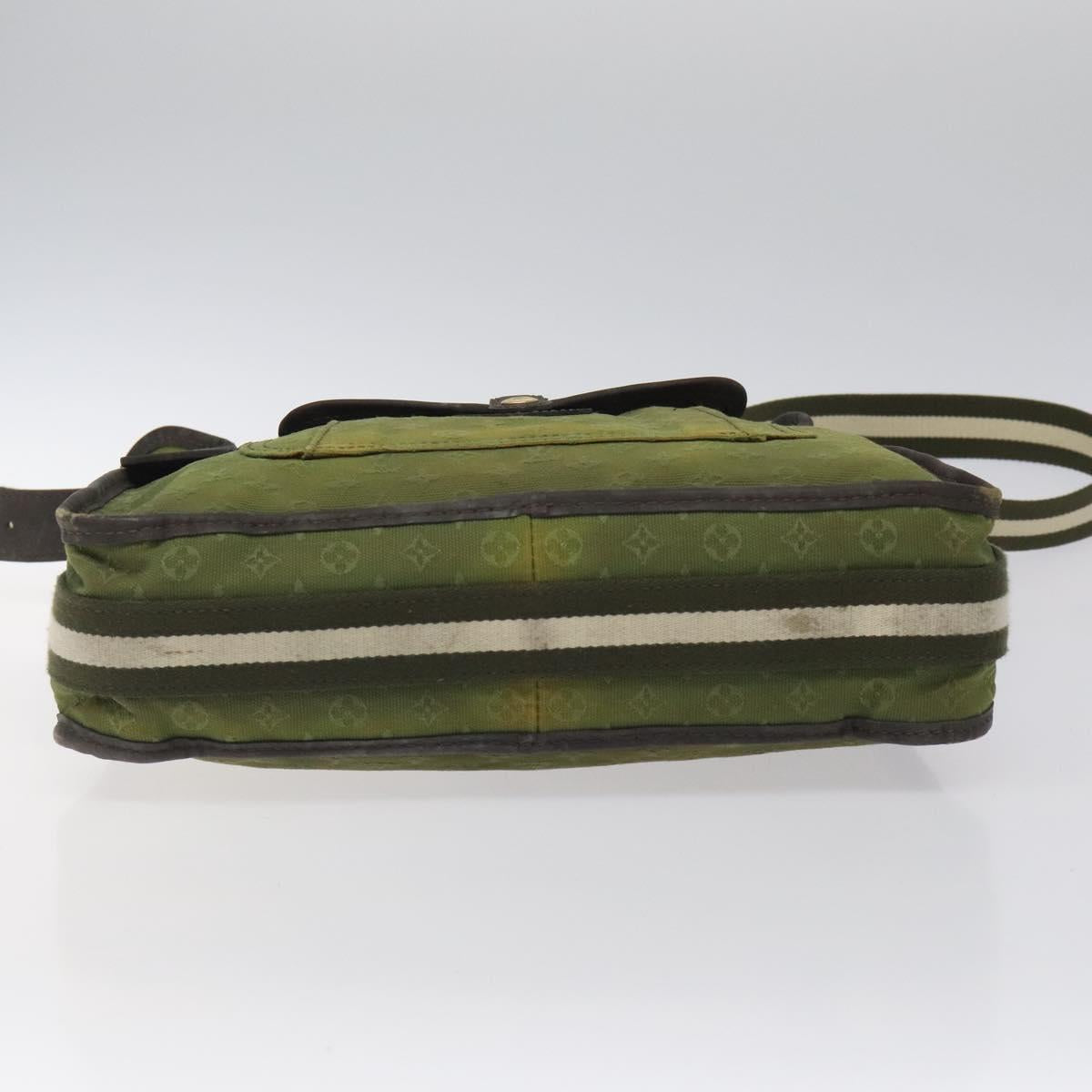 LOUIS VUITTON Monogram Mini Besace Mary Kate Bag TST Khaki M92322 LV Auth BD1787