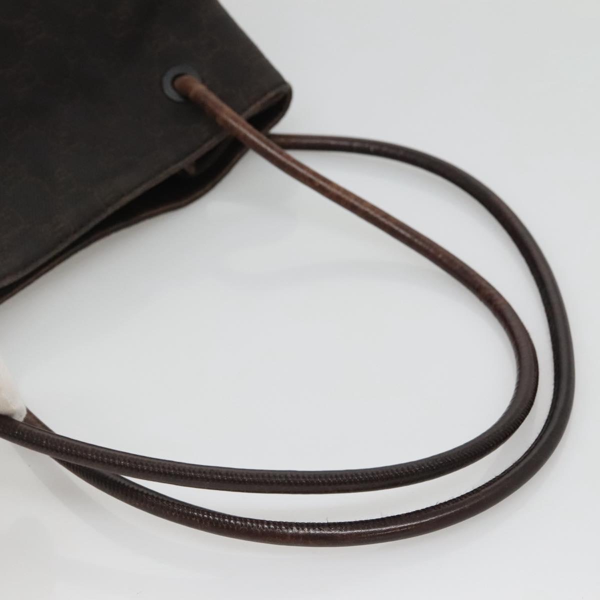 GUCCI GG Canvas Shoulder Bag Brown 101341 Auth BD1864