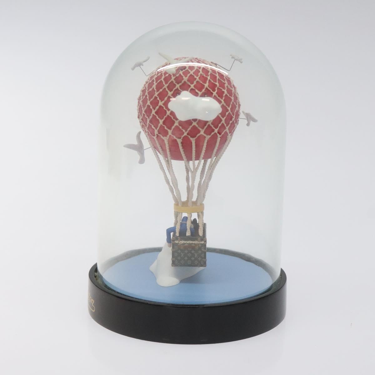 LOUIS VUITTON Snow Globe Balloon VIP Only Clear Red LV Auth BD1883