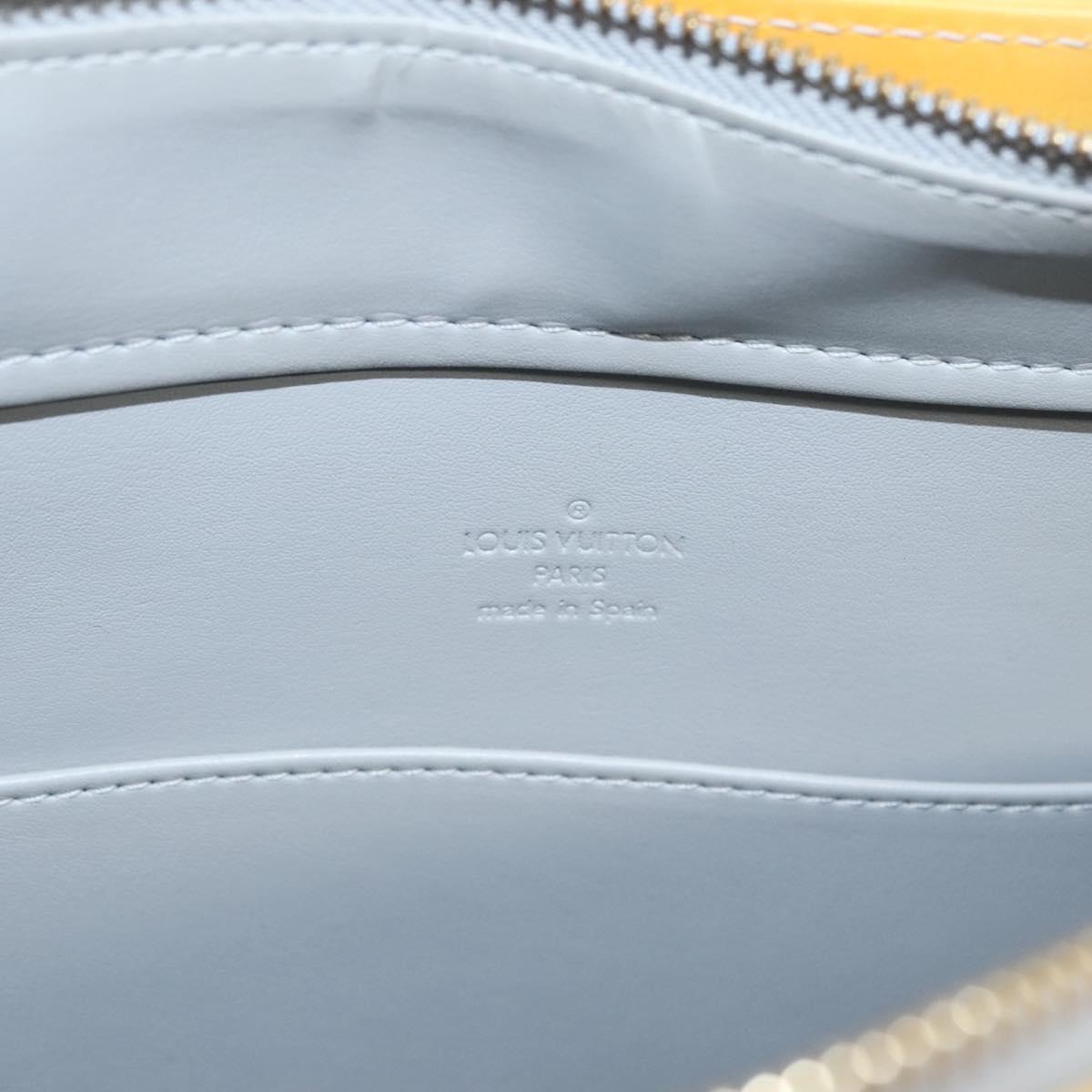 LOUIS VUITTON Monogram Vernis Columbus Tote Bag Gris M91028 LV Auth BD1891