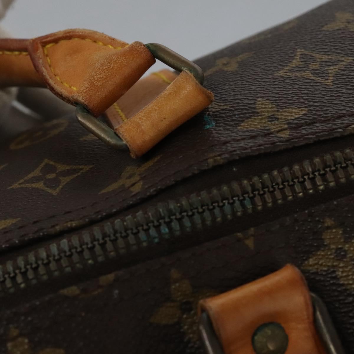 LOUIS VUITTON Monogram Keepall 60 Boston Bag M41422 LV Auth BD1893