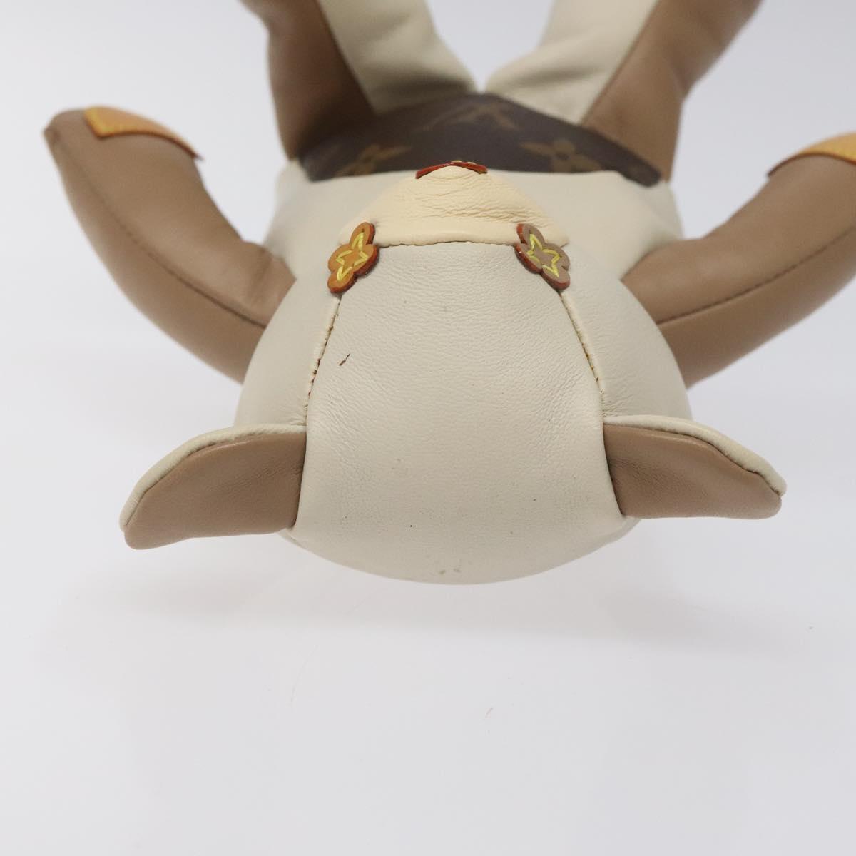 LOUIS VUITTON Monogram Teddy Bear Dudului GI0142 LV Auth BD1894