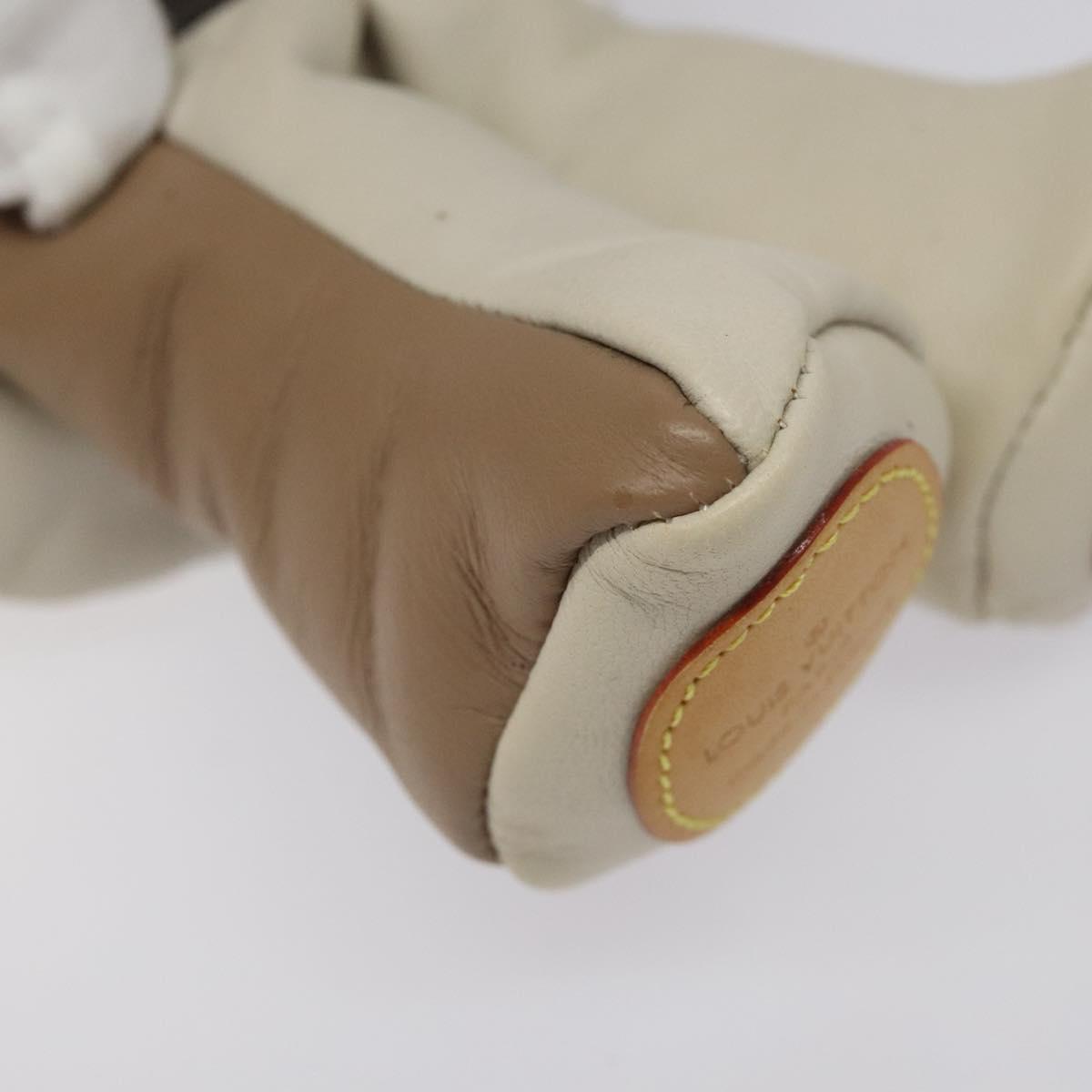 LOUIS VUITTON Monogram Teddy Bear Dudului GI0142 LV Auth BD1894