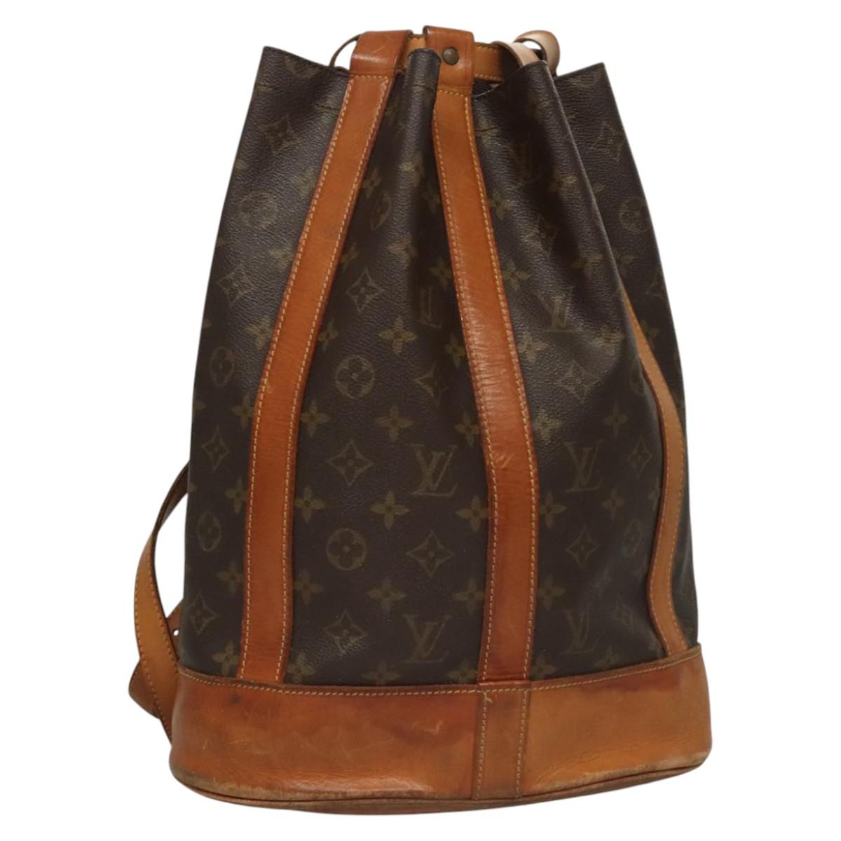 LOUIS VUITTON Monogram Randonnee PM Shoulder Bag M42243 LV Auth BD1903