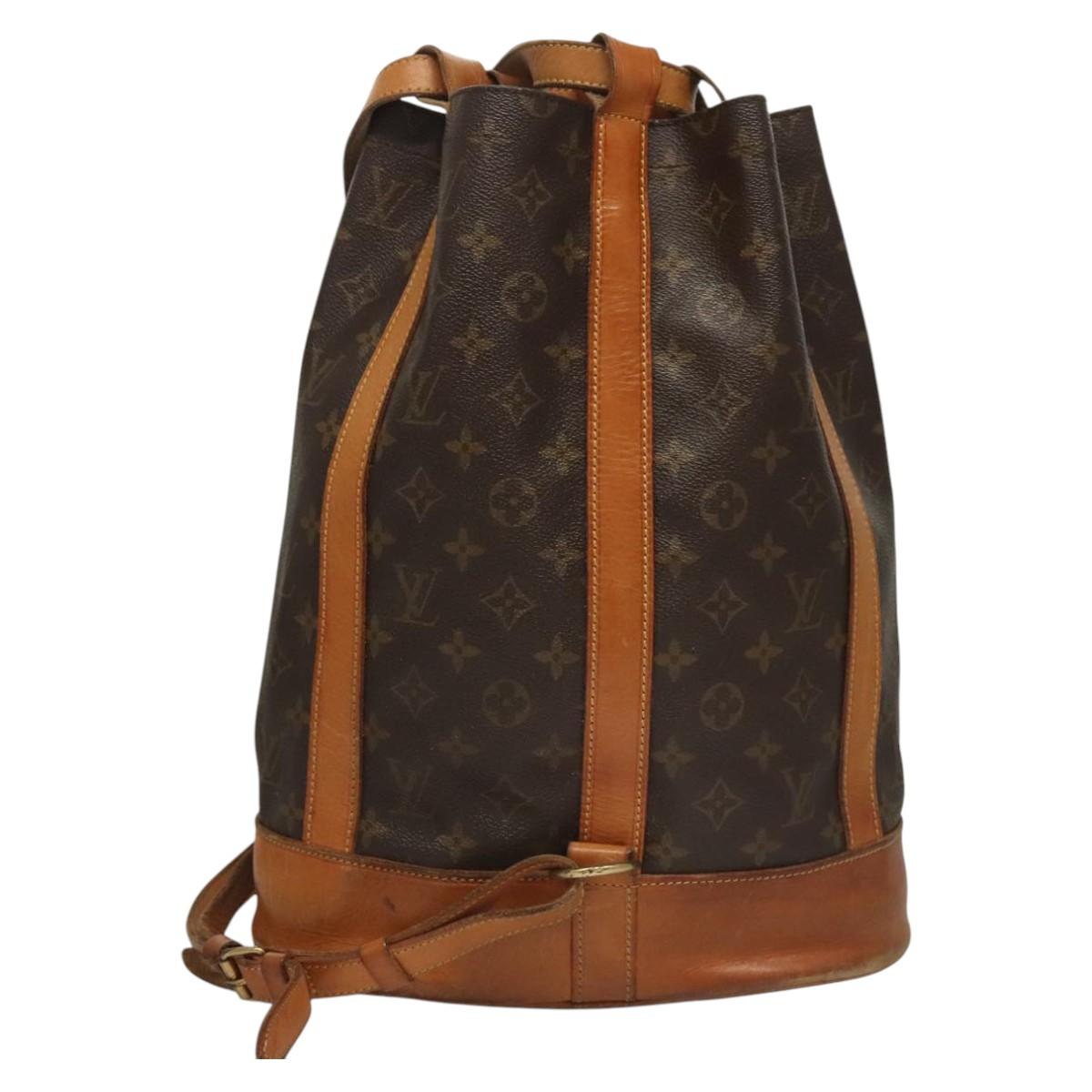 LOUIS VUITTON Monogram Randonnee PM Shoulder Bag M42243 LV Auth BD1903