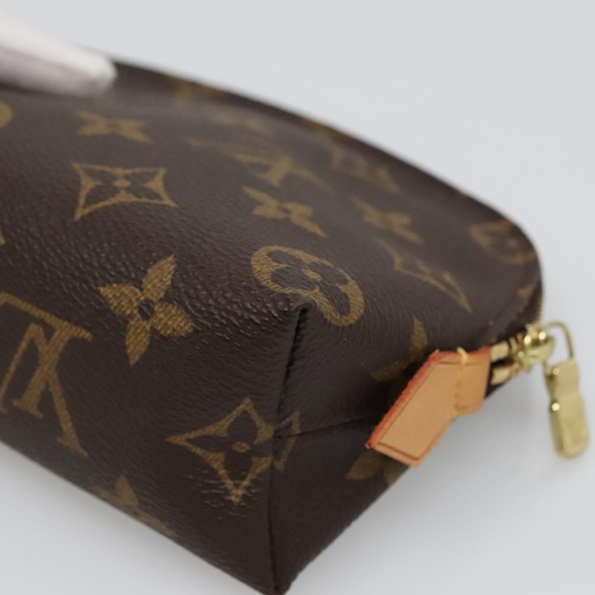 LOUIS VUITTON Monogram Pochette Cosmetic PM Cosmetic Pouch M47515 LV Auth BD1941