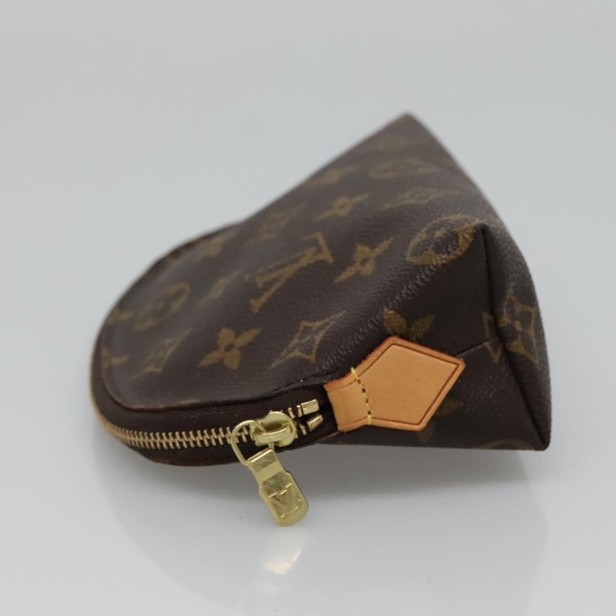 LOUIS VUITTON Monogram Pochette Cosmetic PM Cosmetic Pouch M47515 LV Auth BD1941
