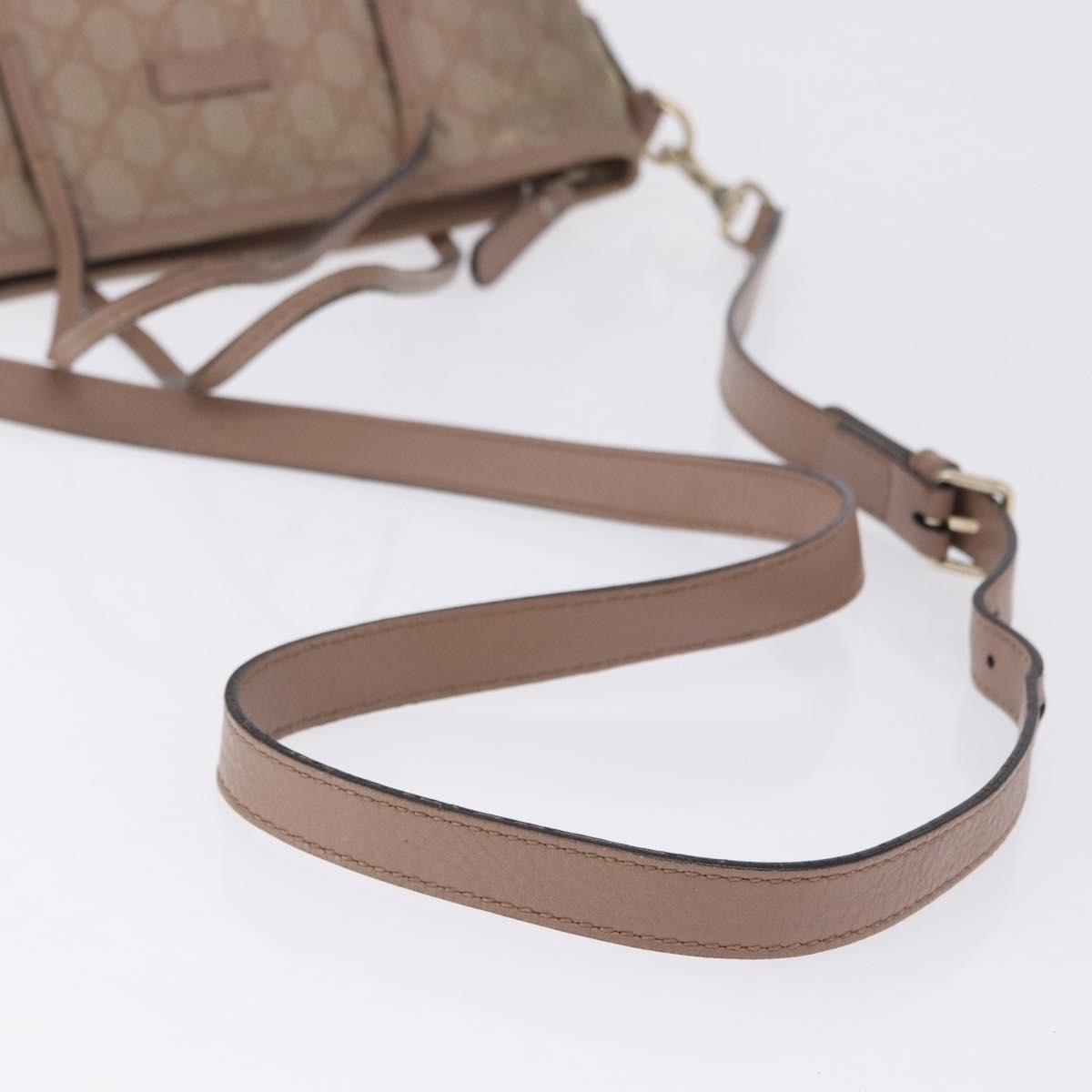 GUCCI GG Supreme Hand Bag PVC 2way Pink 353440 Auth BD1945