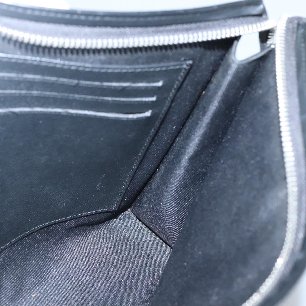 LOUIS VUITTON Monogram Savanna Pochette Voyager MM Clutch Bag White Auth BD2031