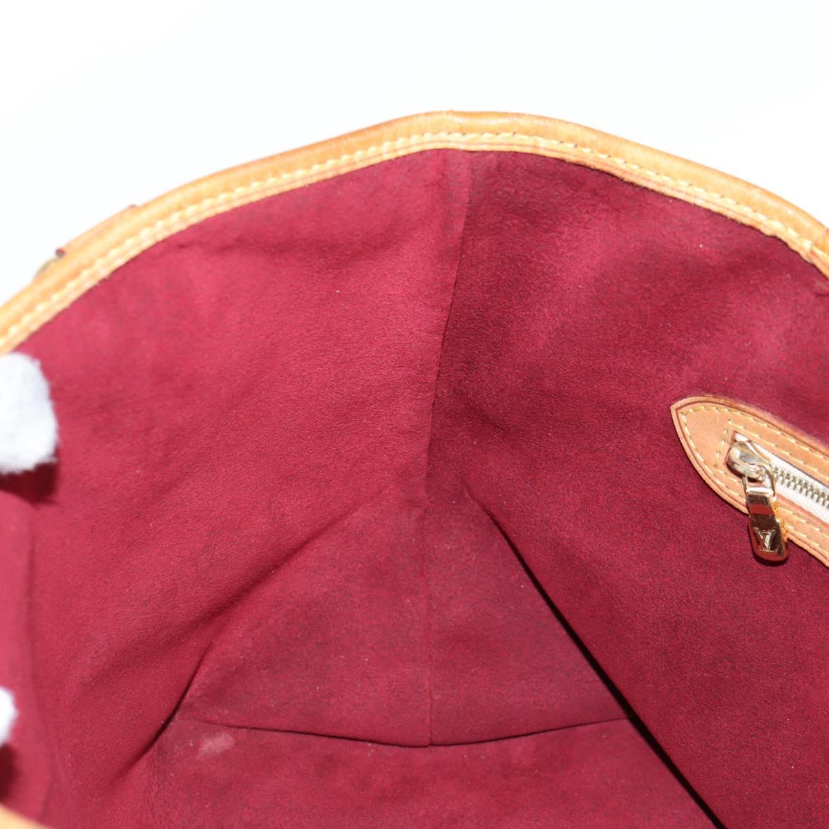 LOUIS VUITTON Monogram Multicolor Annie MM Tote Bag White M40307 LV Auth BD2040