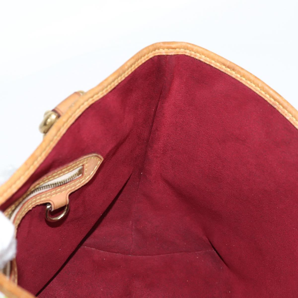 LOUIS VUITTON Monogram Multicolor Annie MM Tote Bag White M40307 LV Auth BD2040