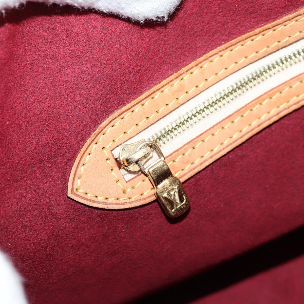 LOUIS VUITTON Monogram Multicolor Annie MM Tote Bag White M40307 LV Auth BD2040