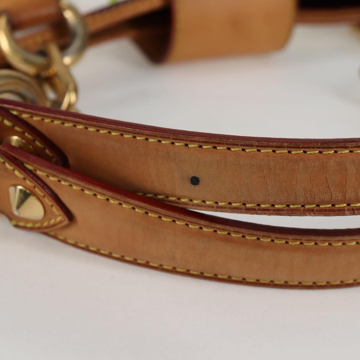 LOUIS VUITTON Monogram Multicolor Annie MM Tote Bag White M40307 LV Auth BD2040