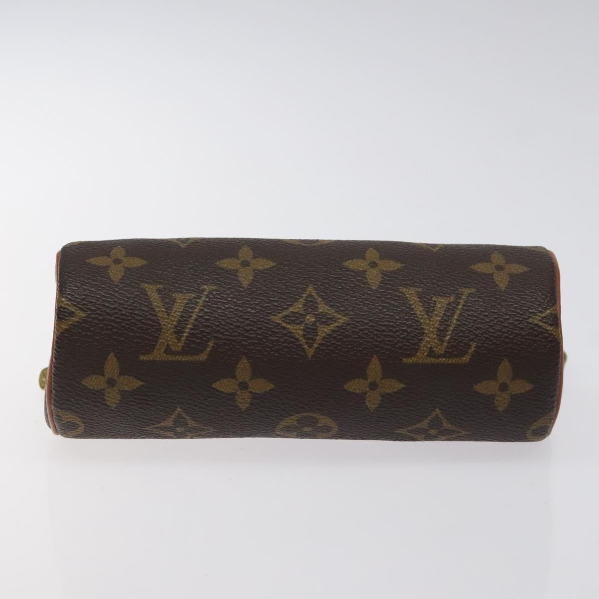LOUIS VUITTON Monogram Papillon Pouch LV Auth BD2060