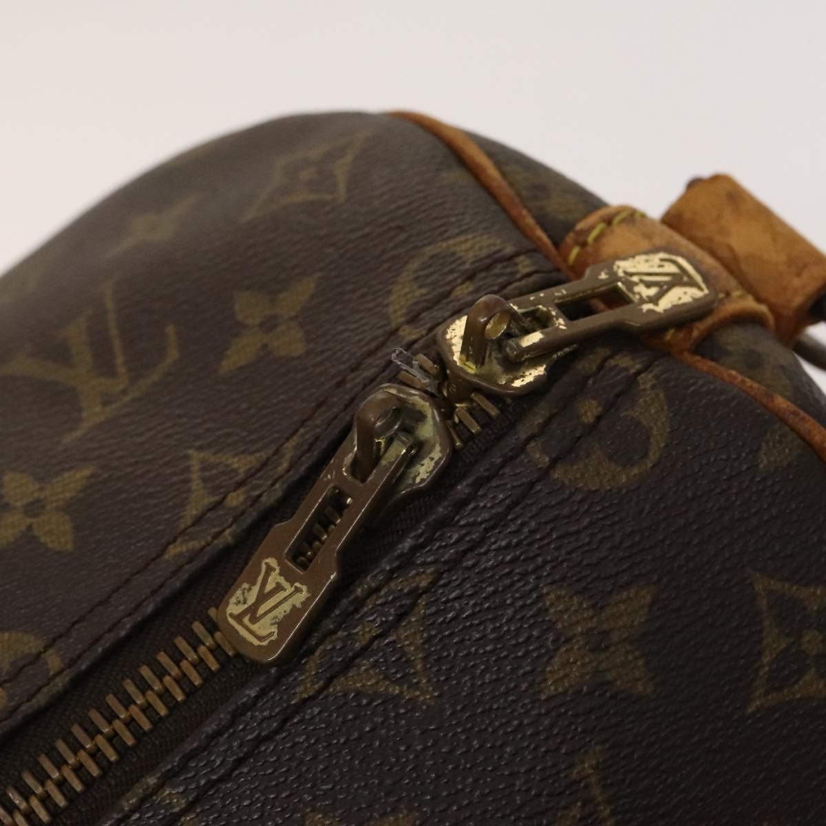 LOUIS VUITTON Monogram Keepall Bandouliere 50 Boston Bag M41416 LV Auth BD2090
