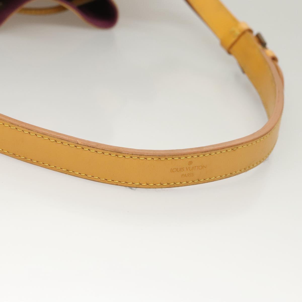 LOUIS VUITTON Epi Petit Noe Shoulder Bag Yellow M44109 LV Auth BD2091