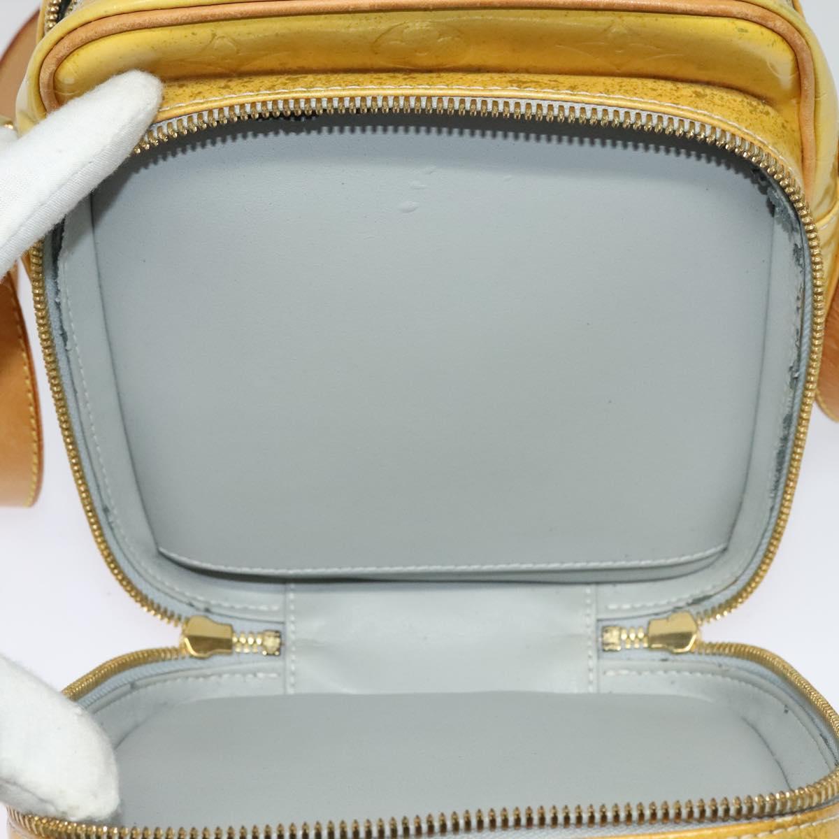LOUIS VUITTON Monogram Vernis Wooster Shoulder Bag Gris M91036 LV Auth BD2100