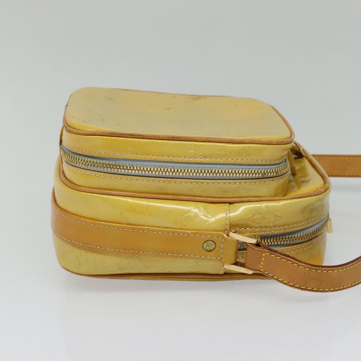 LOUIS VUITTON Monogram Vernis Wooster Shoulder Bag Gris M91036 LV Auth BD2100