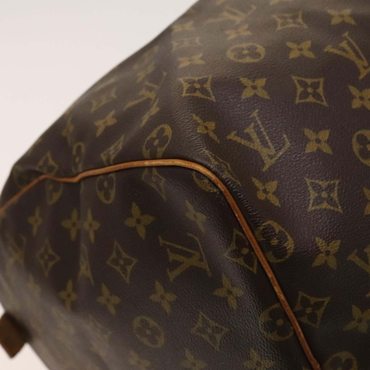 LOUIS VUITTON Monogram Keepall 55 Boston Bag M41424 LV Auth BD2108