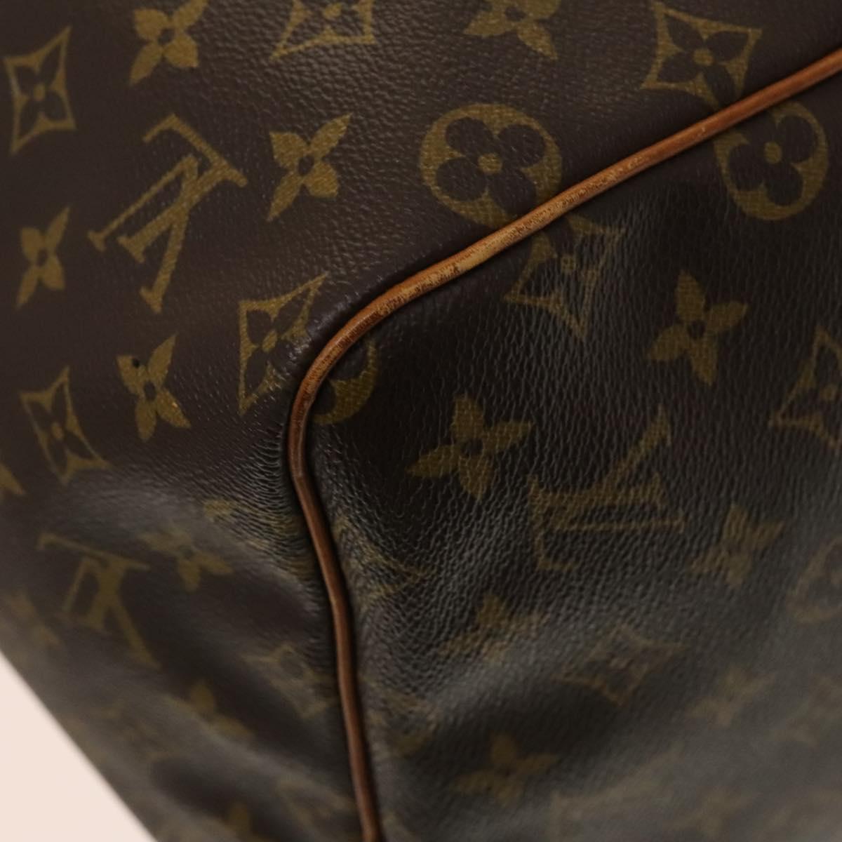 LOUIS VUITTON Monogram Keepall 55 Boston Bag M41424 LV Auth BD2108