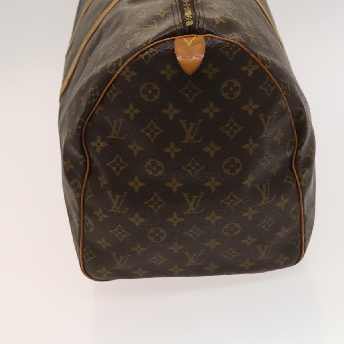 LOUIS VUITTON Monogram Keepall 55 Boston Bag M41424 LV Auth BD2108
