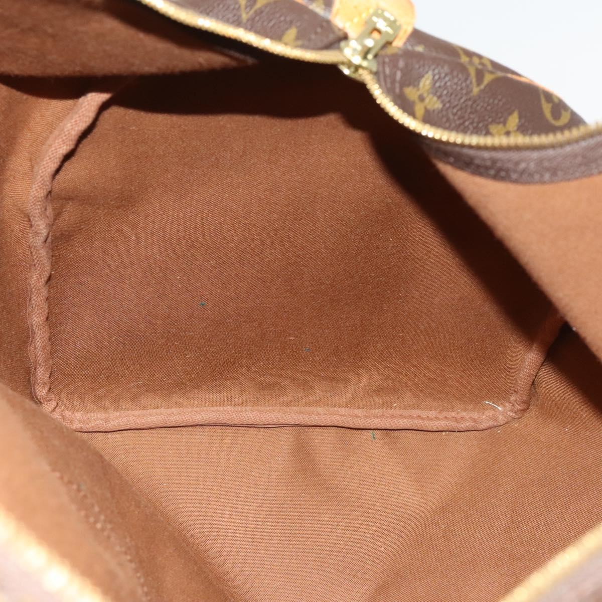LOUIS VUITTON Monogram Keepall 55 Boston Bag M41424 LV Auth BD2113
