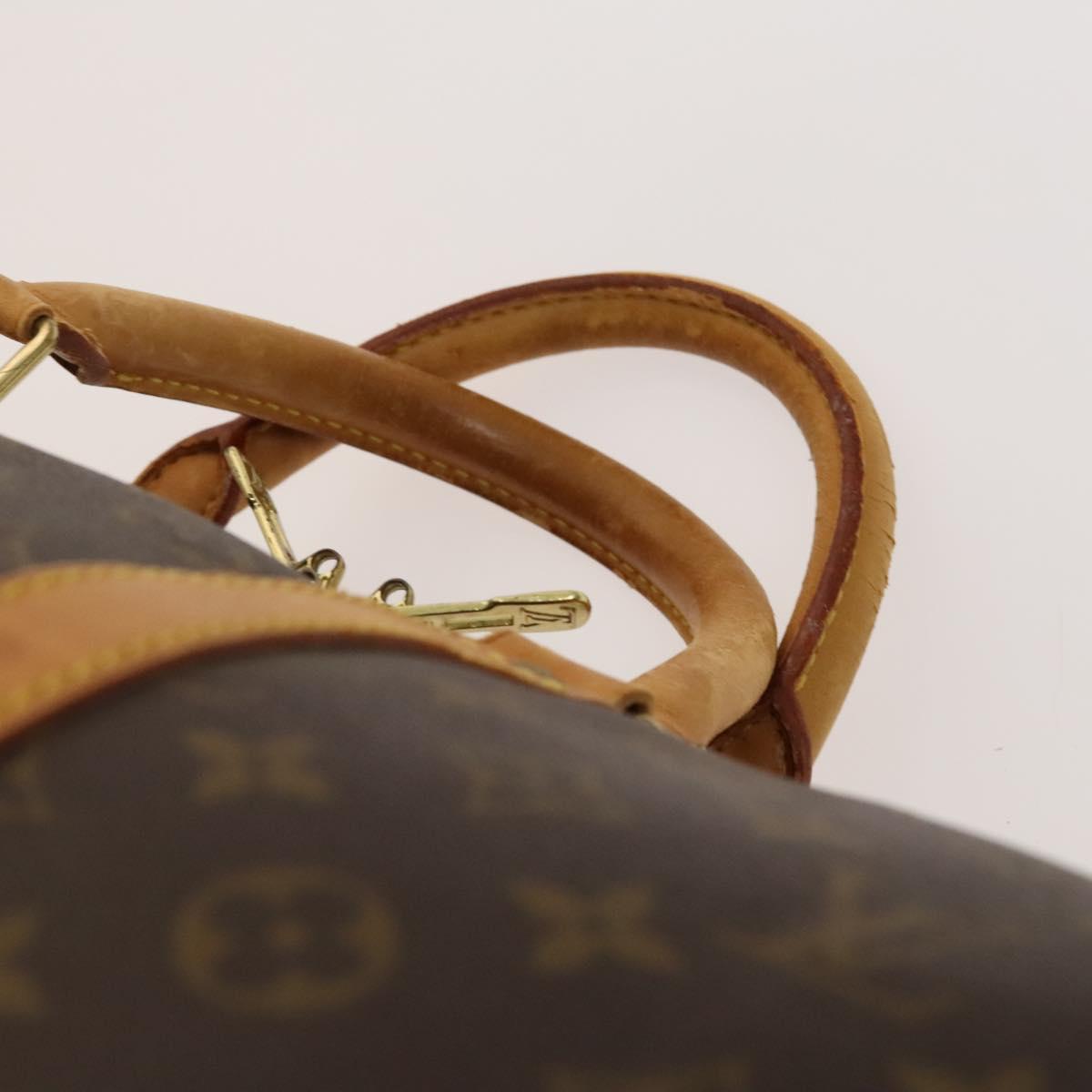 LOUIS VUITTON Monogram Keepall 55 Boston Bag M41424 LV Auth BD2113