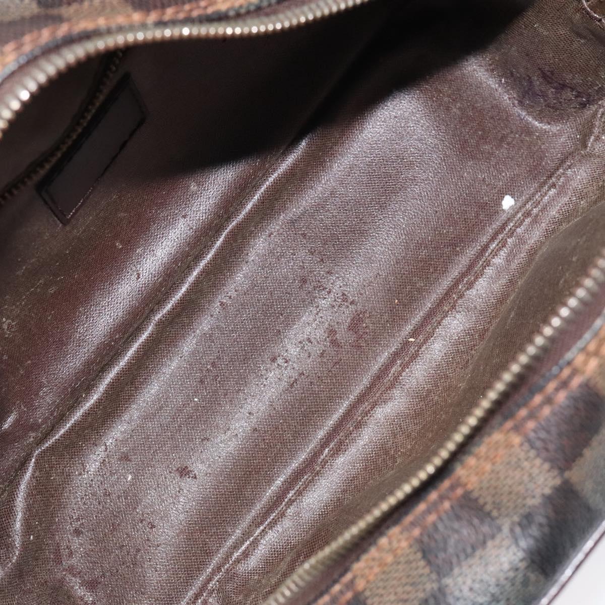 LOUIS VUITTON Damier Ebene Trousse Toilette 25 Clutch Bag N47624 LV Auth BD2155