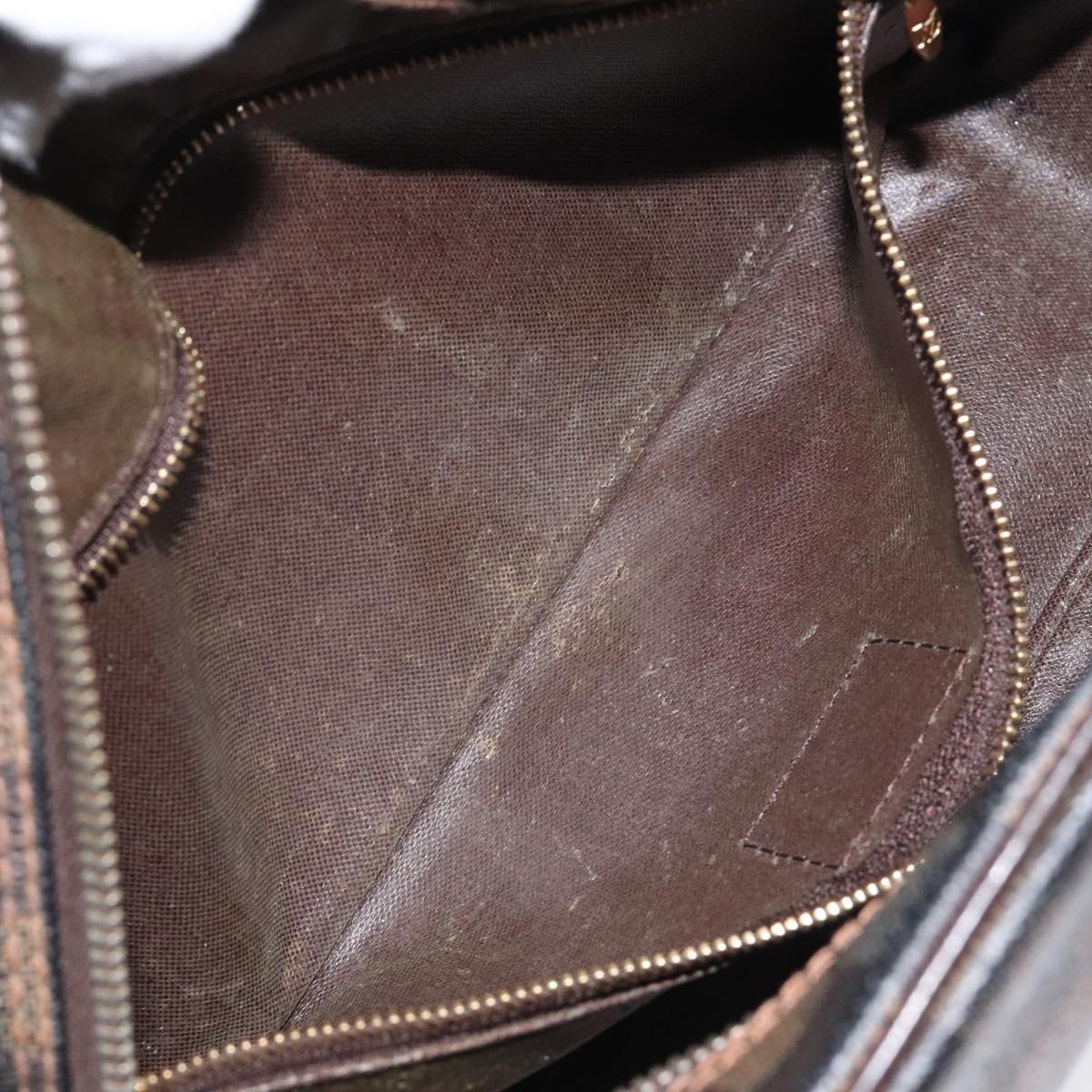 LOUIS VUITTON Damier Ebene Trousse Toilette 25 Clutch Bag N47624 LV Auth BD2155