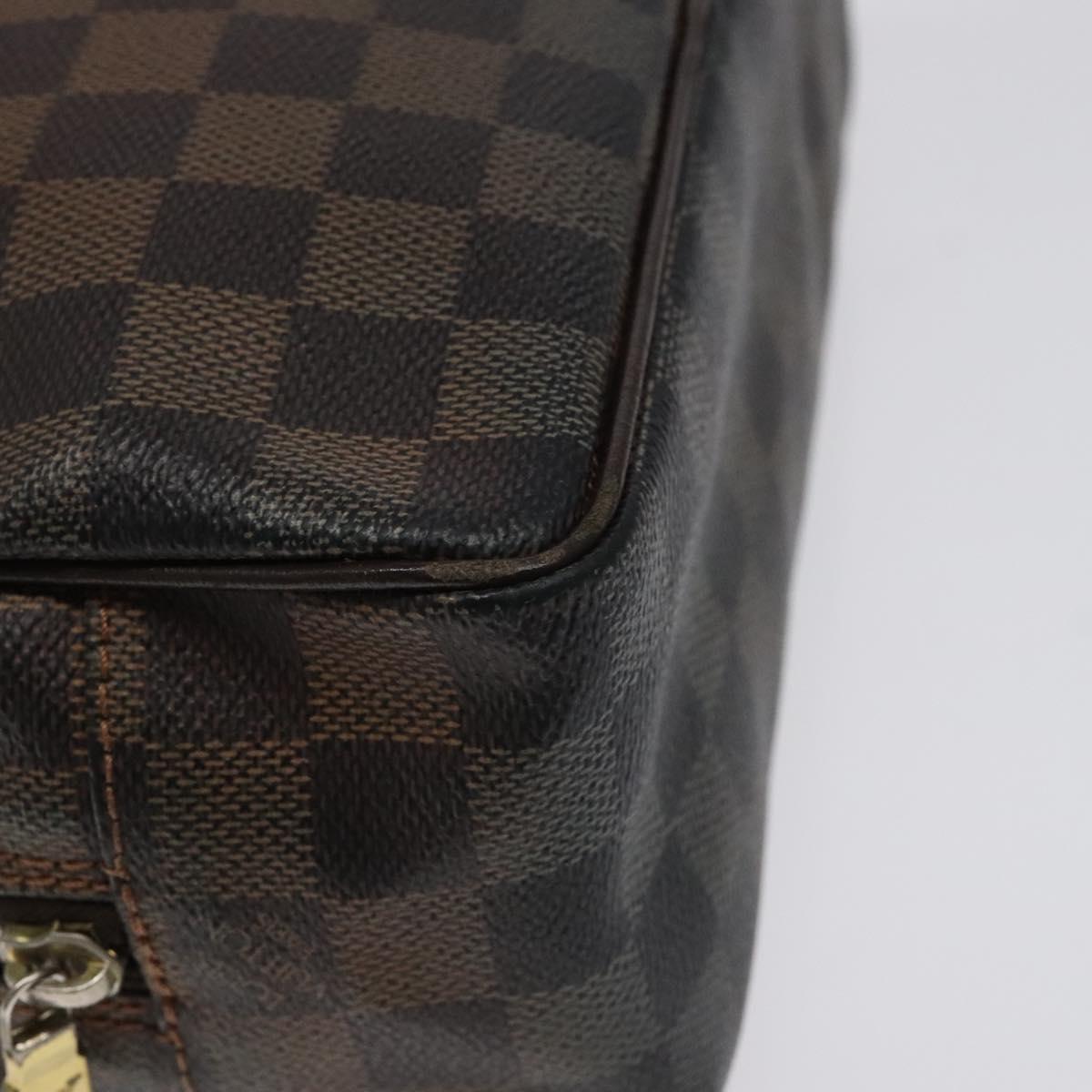 LOUIS VUITTON Damier Ebene Trousse Toilette 25 Clutch Bag N47624 LV Auth BD2155