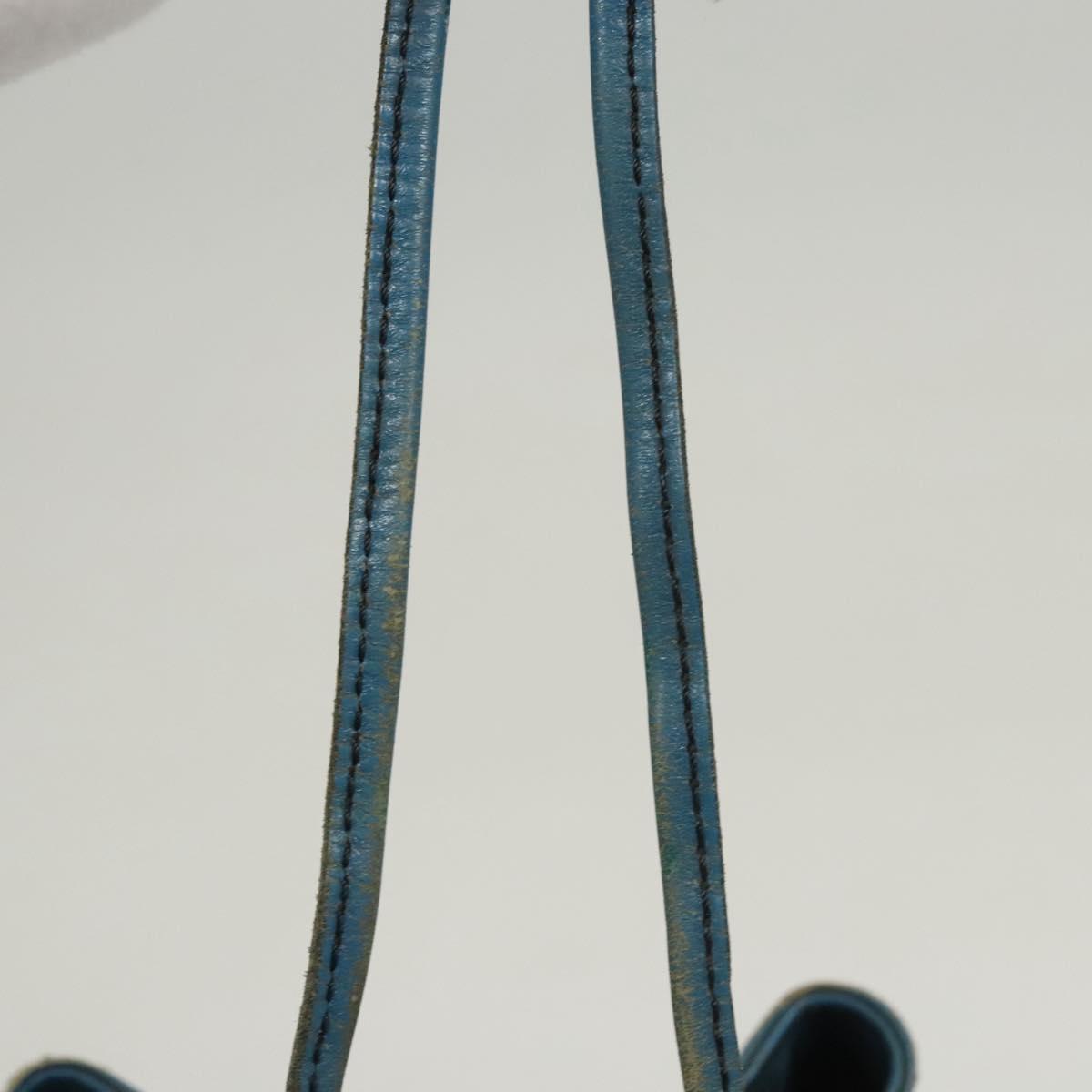 LOUIS VUITTON Epi Petit Noe Shoulder Bag Blue M44105 LV Auth BD2156