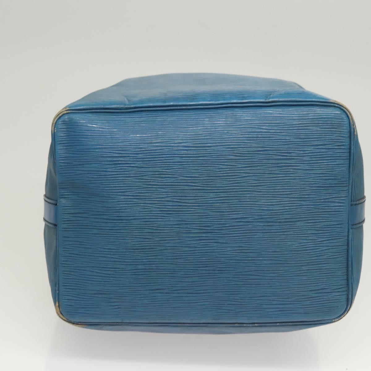 LOUIS VUITTON Epi Petit Noe Shoulder Bag Blue M44105 LV Auth BD2156