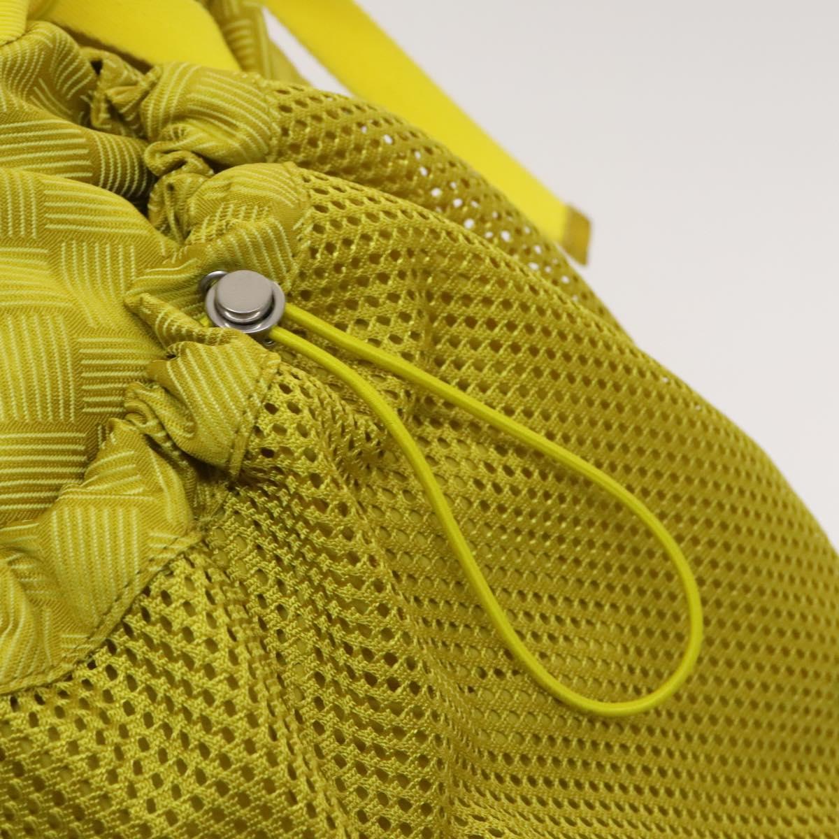 BOTTEGA VENETA Backpack Nylon Yellow Auth BD2181