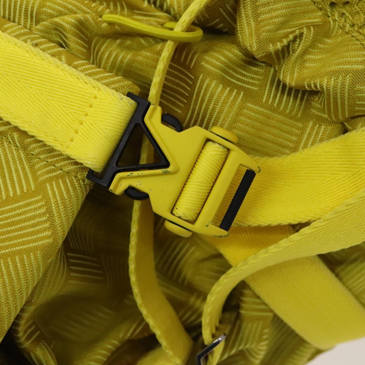BOTTEGA VENETA Backpack Nylon Yellow Auth BD2181