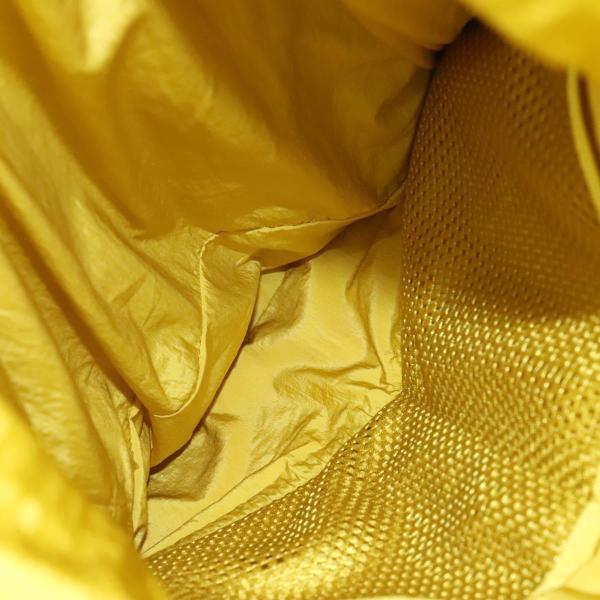 BOTTEGA VENETA Backpack Nylon Yellow Auth BD2181